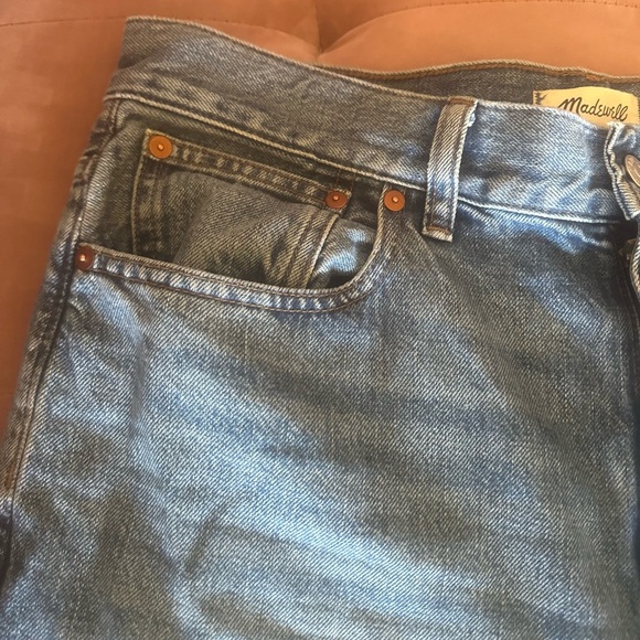Madewell The Rail Straight Jean - Reston wash - Picture 11 of 16